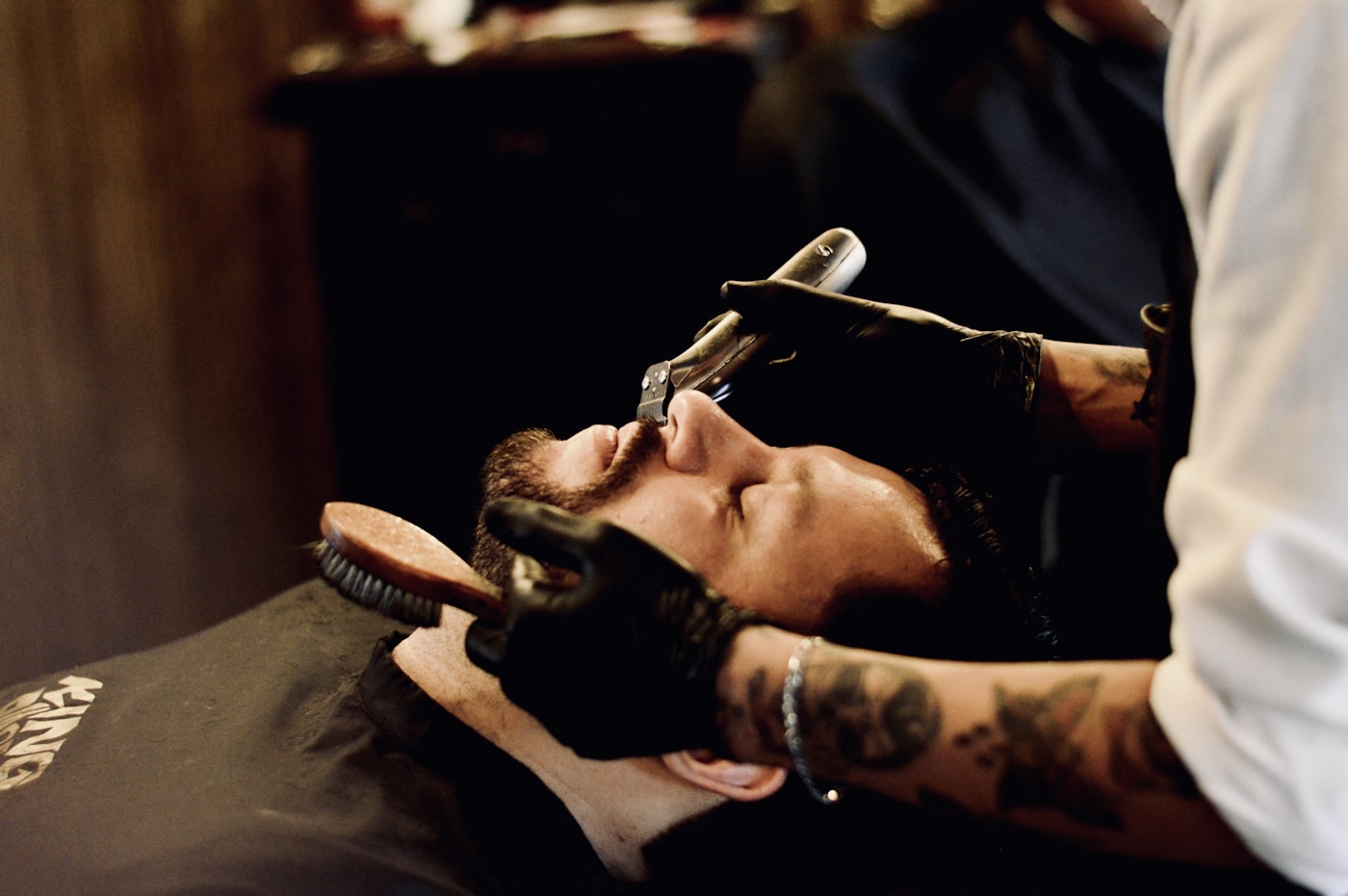 Hot towel shave